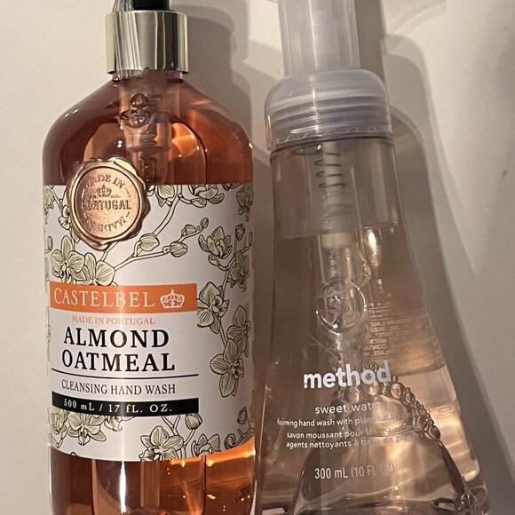 Castelbel  (Almond Oatmeal) and Method  (Sweet Water) Hand Soaps (w/a) - Picture 6 of 8